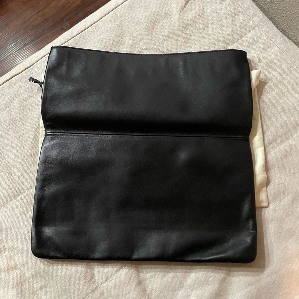 Saint Laurent
Letters Large Fold-Over Clutch Bag, Black - Picture 5 of 6